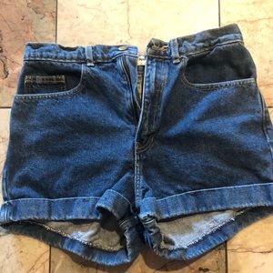 American Apparel blue jean shorts size 30